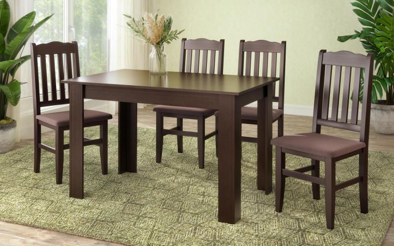 Set de bucatarie Lora, wenge + stejar sonoma + maro  5